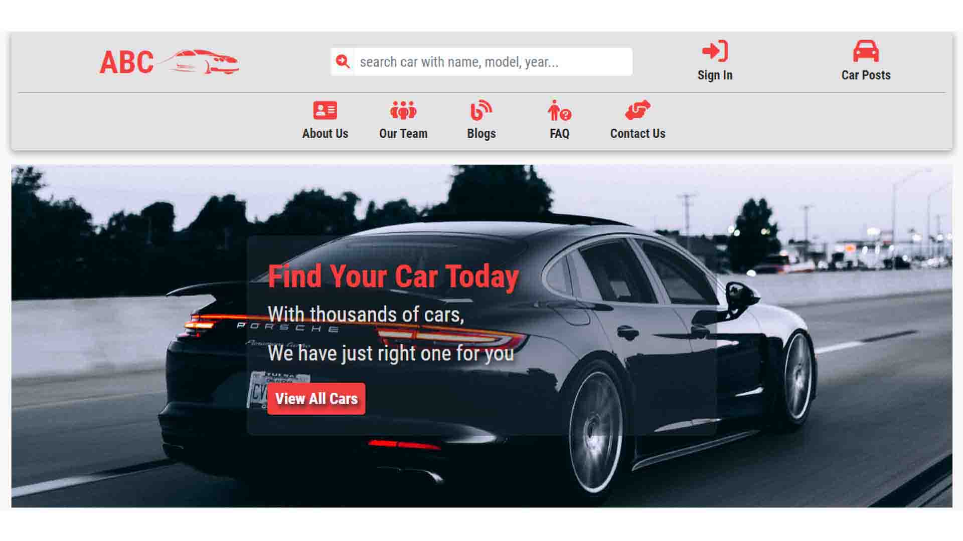 ABC Cars (Spring Boot)